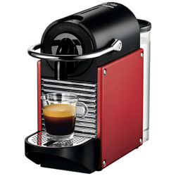 Nespresso Pixie Carmine Coffee Maker by Magimix, Red